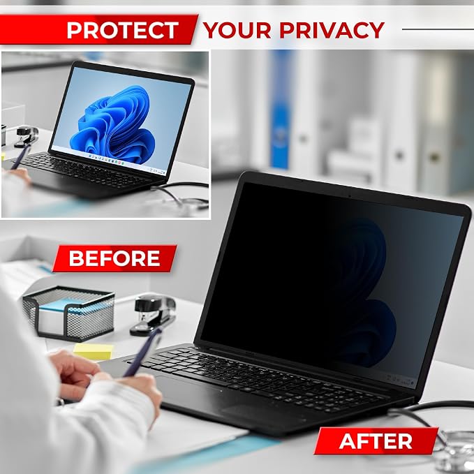 SightPro 14 Inch 16:9 Laptop Privacy Screen Filter - Image 8
