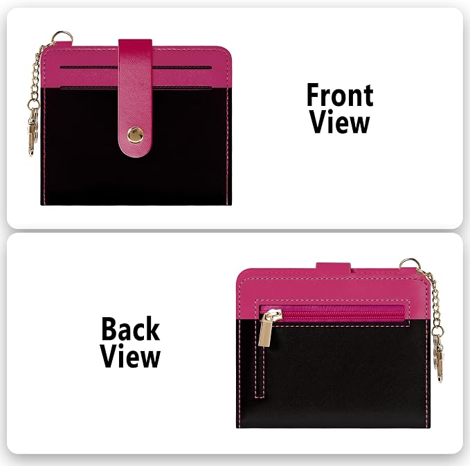 Airkit Small Wallet Women RFID, PU Leather Card Holder - Image 4
