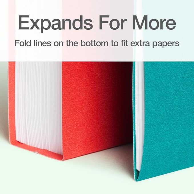 Oxford Hanging File Folders, 25 Pack, Letter Size, 4 Tropical Colors, 5 Tab - Image 4
