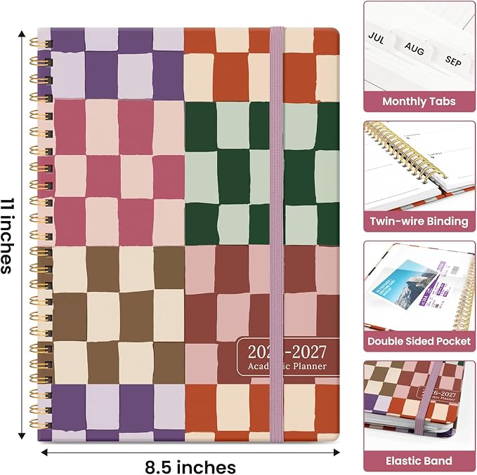 Planner 2026-2027, Academic Year Monthly and Weekly Calendar Planner, Jul 2026 - Image 4