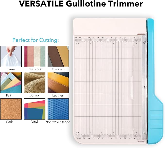 Briartw Professional 9" Guillotine Paper Trimmer & Craft Cutter - Image 3