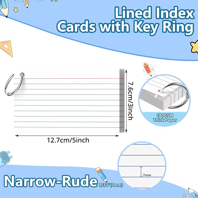 Ciphyfee Index Cards 3x5 Inch - Image 2