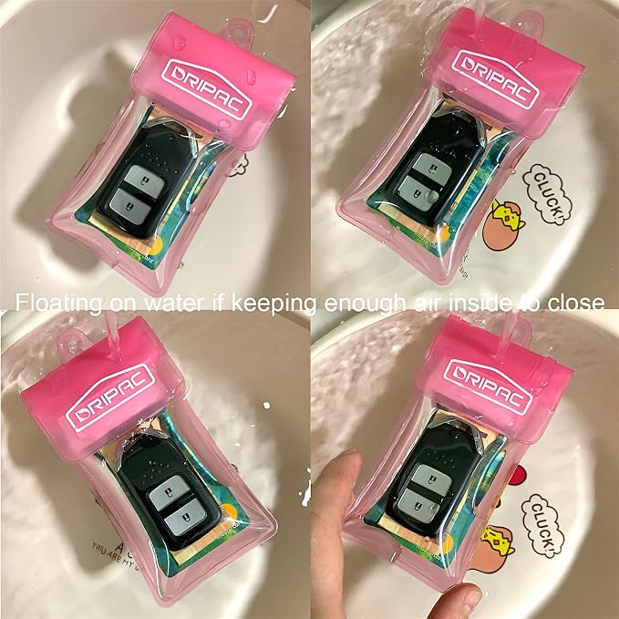 DRIPAC Waterproof Car Key FOB Case Waterproof Wallet Waterproof Holder Pouch - Image 5