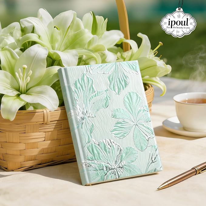 Flower Notebook, Lay Flat, Wide Ruled Pages, Writing Journal - Image 2