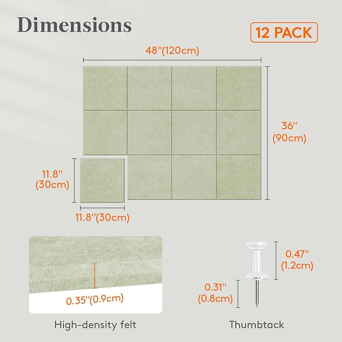 Lifewit 48"x 36" Felt Bulletin Board - Image 2