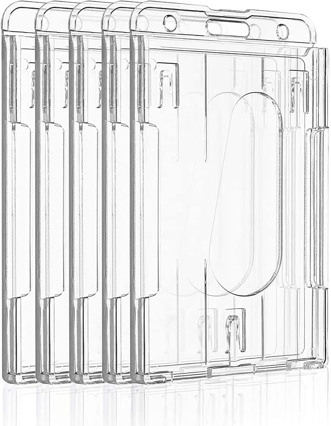 Pawfly 5 Pack Vertical 2-Card Badge Holders by Pawfly