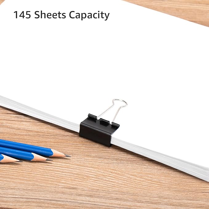 Amazon Basics Sturdy Binder Clips - Image 4