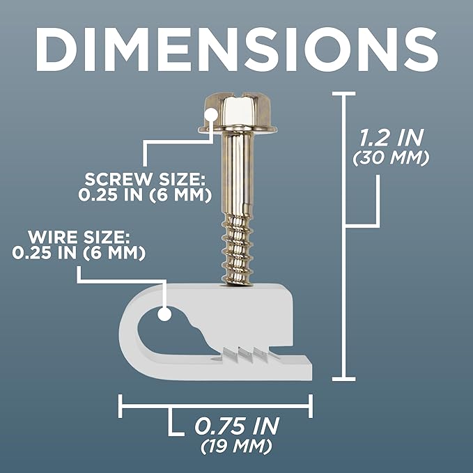 THE CIMPLE CO Single Cable Clips - Image 6