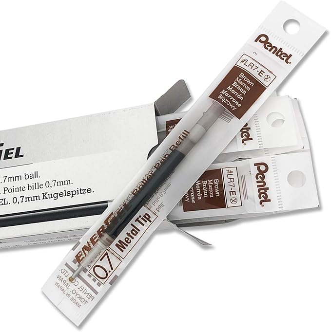 Pentel Refill Ink for EnerGel RTX Retractable Gel Pen 12 Pack, Medium Point - Image 5