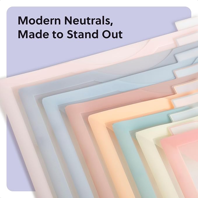 U Brands 8 Tab Clear View Binder Dividers - Image 4