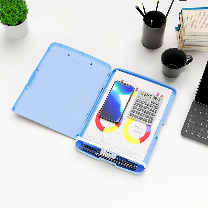Hongri Clipboard with Storage with Pen Holder, Folder Nursing Clip Board 8.5 x - Image 6