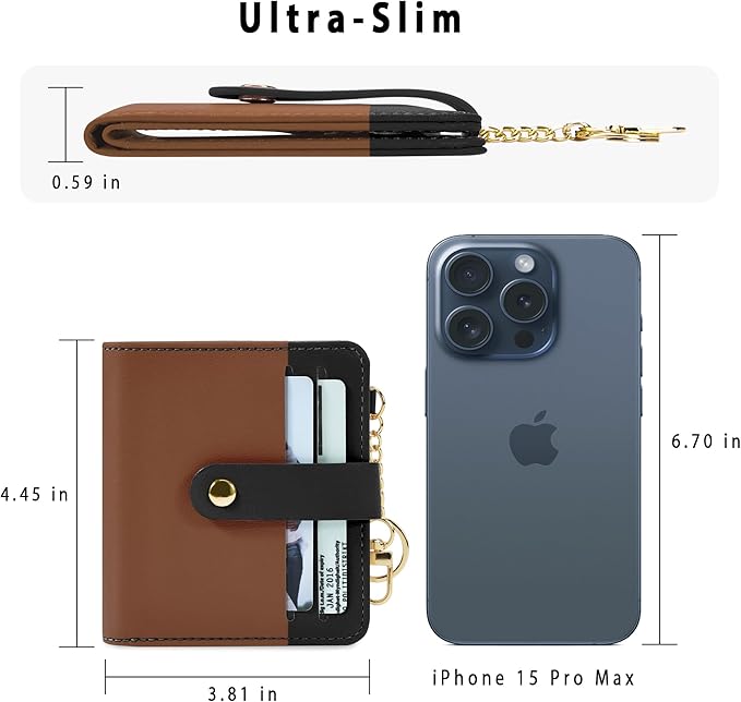 Airkit Small Wallet Women RFID, PU Leather Card Holder - Image 5