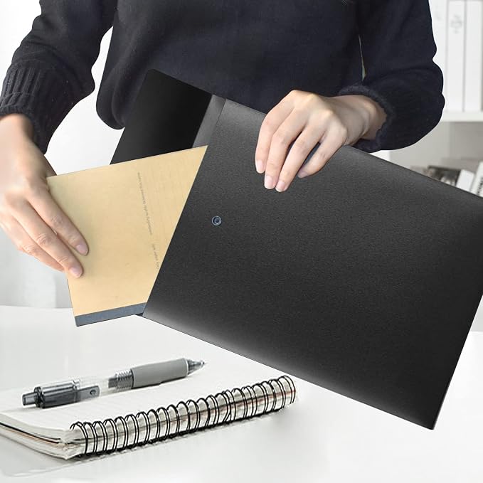 VANRA Vertical File Folders Poly Filing Envelope Plastic Project Folder - Image 4