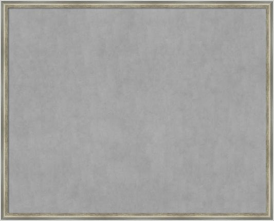 Amanti Art Silver Framed Magnetic Board 34x42 X-Large Vision Board by AmantiArt