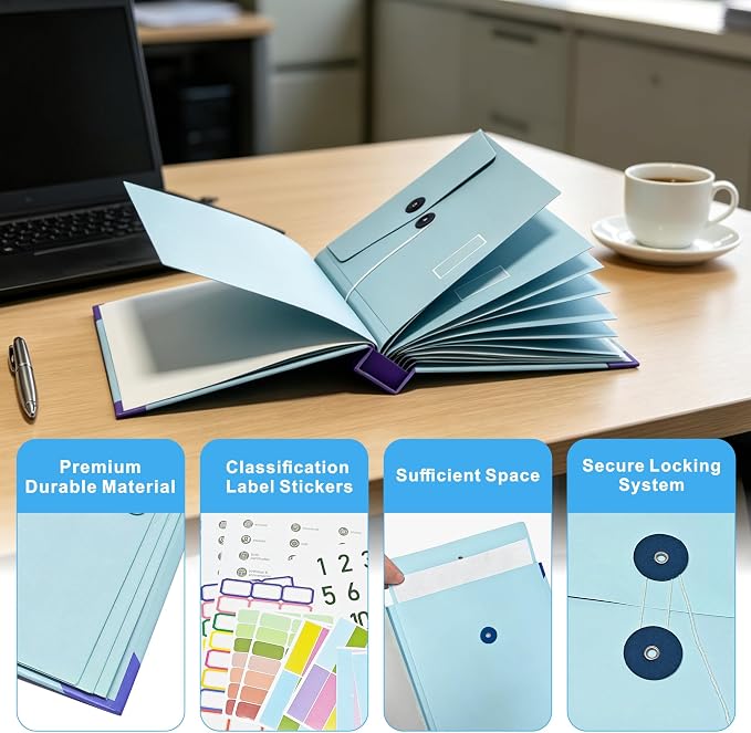 2 Sets Important Document Organizer, Folders - Image 5