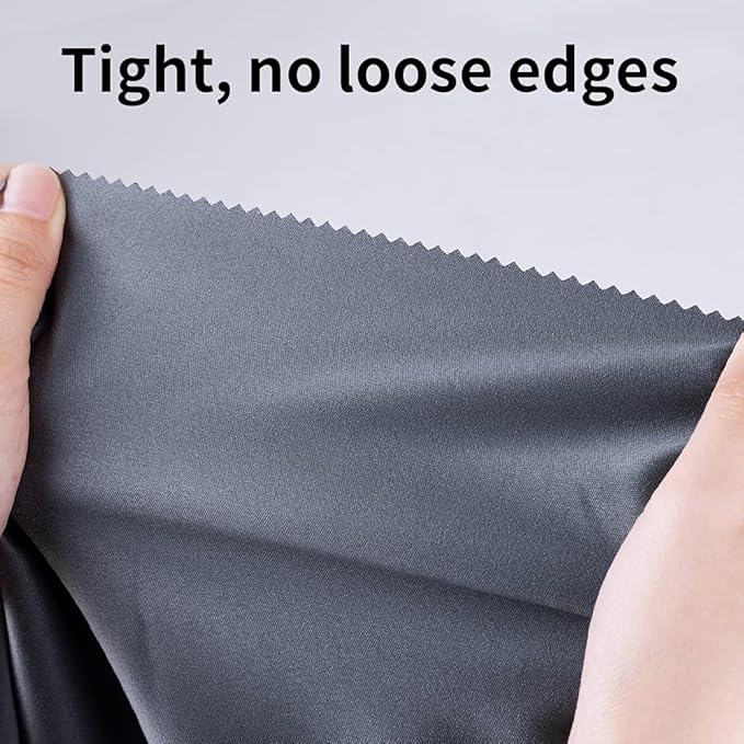 4 Pack 16''x16'' Extra Large Microfiber Cleaning Cloths, K&F Concept Oversized Microfiber Cloths for TV Screen, Electronics, Laptops, Telescope, Computers, Eyeglasses, Gray-DeskLoop Office