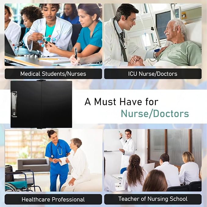 Nursing Clipboard with Nursing and Medical Edition Cheat Sheets Nursing School - Image 7