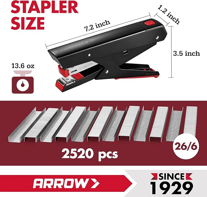 Arrow Plier Stapler Set, Metal Hand Stapler - Image 6