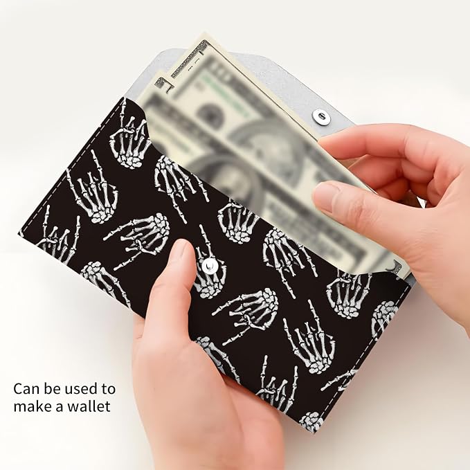 Cash Envelope Wallet Cute PU Leather Envelopes Bag - Image 4
