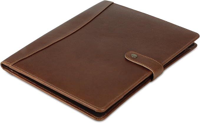 KomalC Leather Portfolio Folder - Image 3