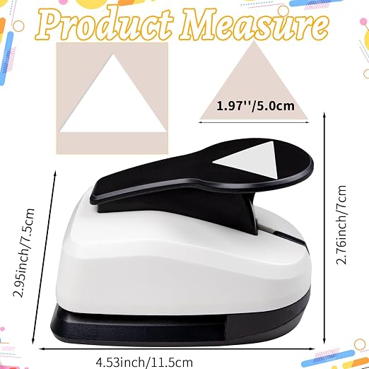 Triangle Hole Punch 1.97 inch TrianglePunch Triangles Paper Punches Triangle - Image 7