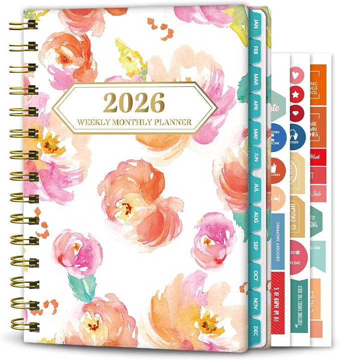 Ymumuda 2026 Planner, Daily Weekly and Monthly Planner，Jan 2026 by Ymumuda