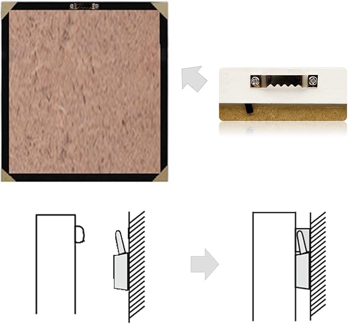 50 Pack Small Sawtooth Picture Hangers Steel Picture Hangers Picture Frames Hangers with Screws Picture Hang Solutions, for Hanging Clock Paintings Artwork Picture Frame Hook Photos (Silver)-DeskLoop Office