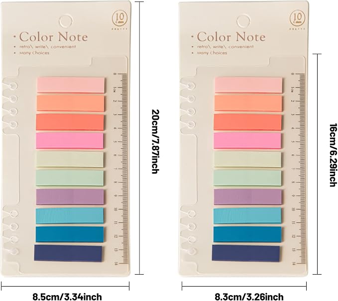 Golcellia Sticky Tabs Book Index Tabs, Page Tabs, Page Markers 1200 Pieces - Image 2