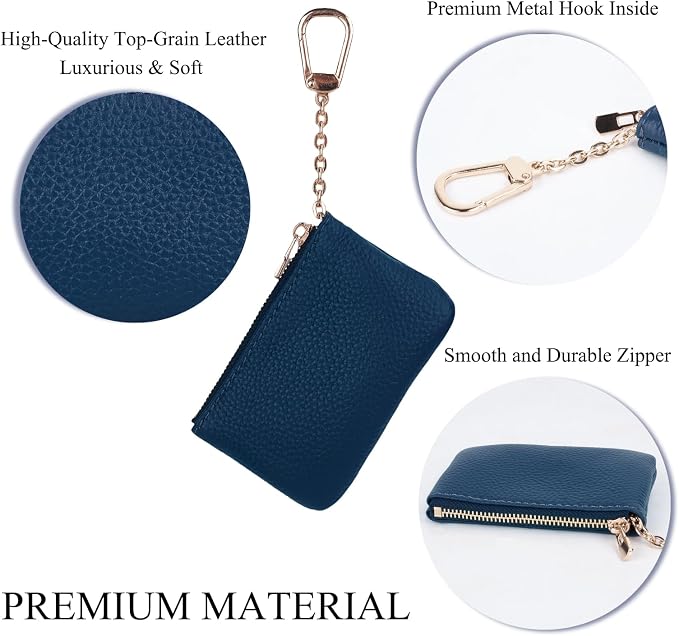 Full Grain Leather Coin Purse - Image 4