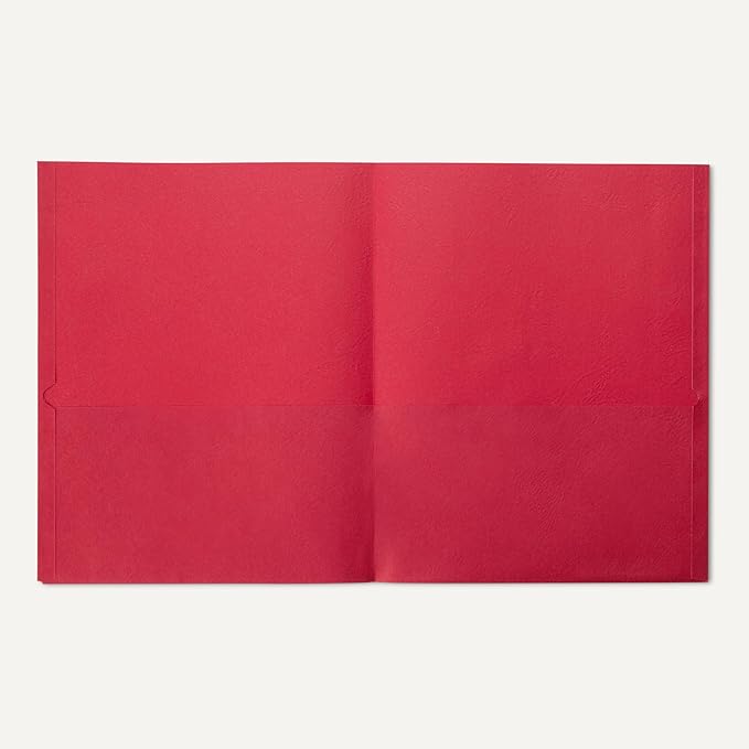 Amazon Basics Two-Pocket Folders, Letter Size - Image 4