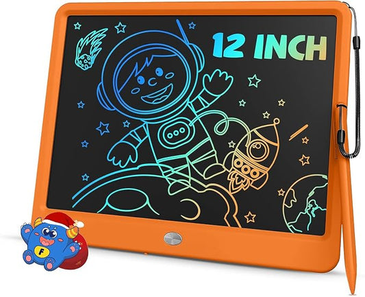 TEKFUN 12" LCD Writing Tablet for Kids Ages 5–8, Fun Drawing Board that Keeps by TEKFUN