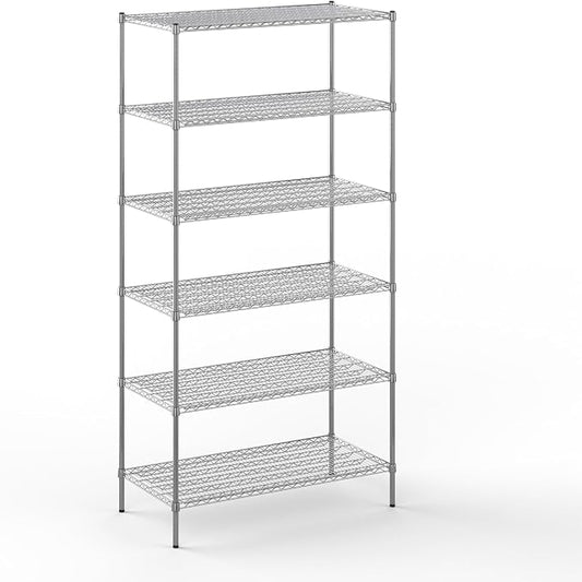 Regal Altair 24" Deep x 48" Wide x 96" Height Wire Shelving Kit | 6-Tier | NSF by Regal+Altair