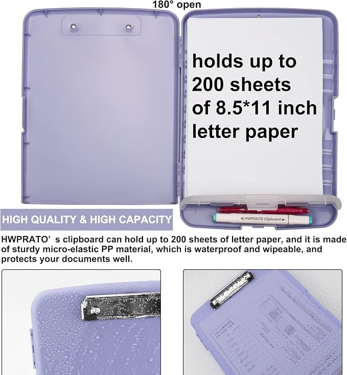 HWPRATO Clipboards Organizer Clipboard - Image 4