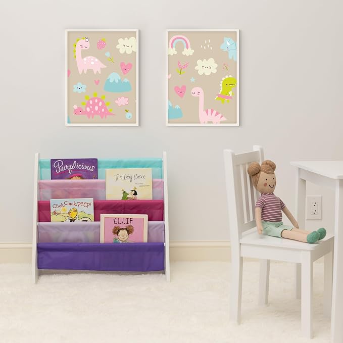 Humble Crew Kids Bookshelf, 4-Tier Front-Facing Book Display Organizer - Image 6