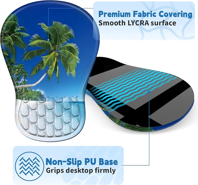 YIWEI Ergonomic Mouse Pad with Wrist Rest - Image 5