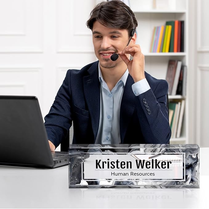 Desk Name Plate Personalized, Custom Name Plates - Image 3