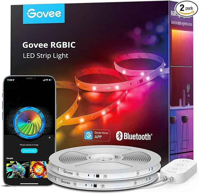 Govee RGBIC LED Strip Lights, 65.6ft Smart LED Lights by Unknown