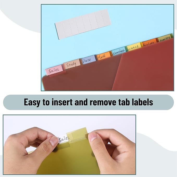 Mr. Pen- Binder Dividers with Pockets and Tabs, 8 Pack | Dividers - Image 6
