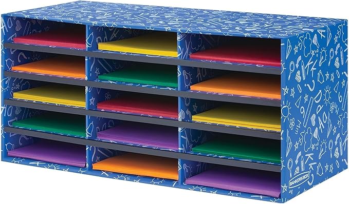 Bankers Box Classroom collection, 15-Compartment Literature Organizers by BankersBox
