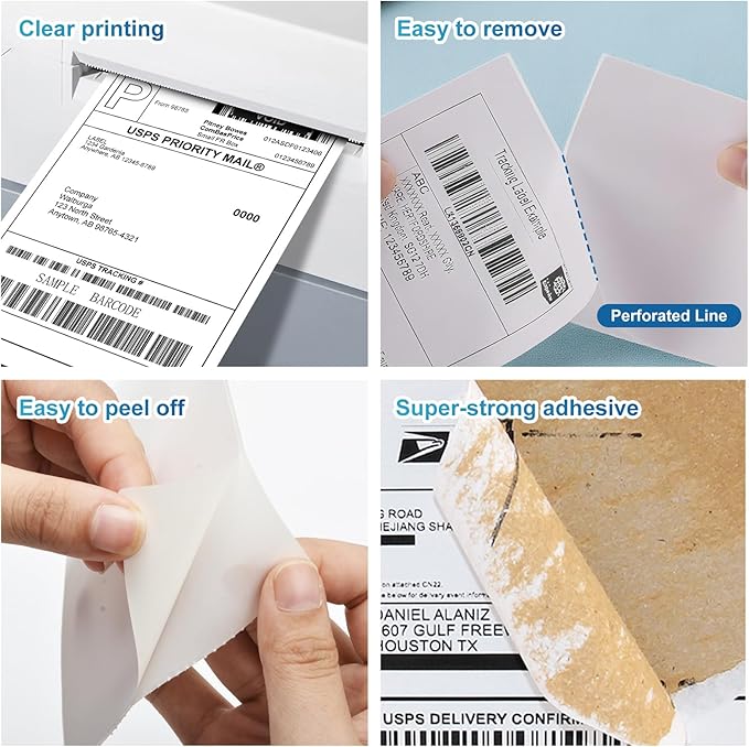 9527 Product 4x6 Blank Direct Thermal Shipping Labels - Image 4