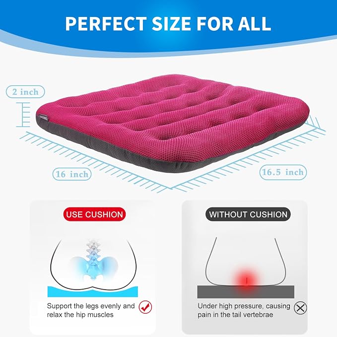 SINOSSO Excellent Support Effect Office Chair Cushion 1 Pack, Luxury Air Mesh - Image 2