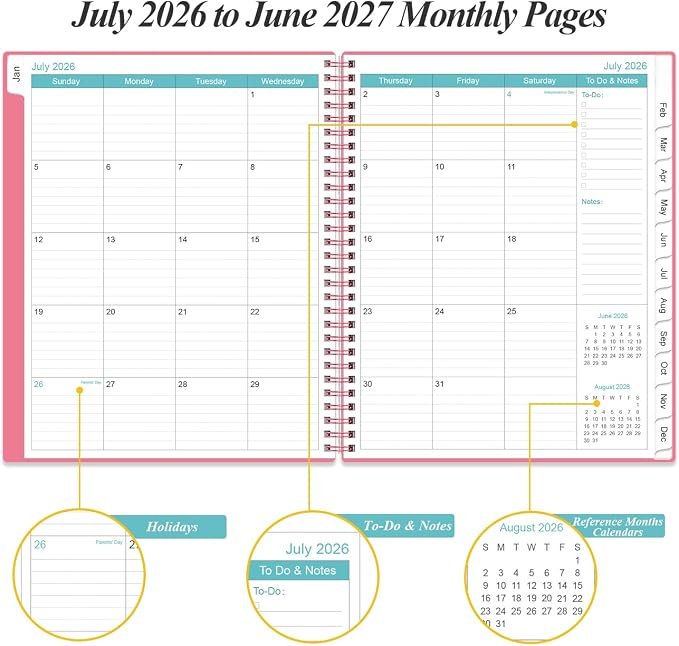 2026-2027 Daily & Monthly Planner - Image 4