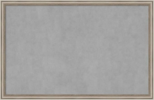 Amanti Art Silver Framed Magnetic Board 22x34 Large Vision Board by AmantiArt