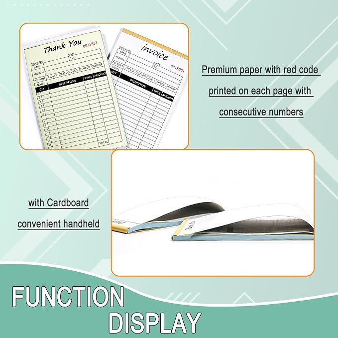 Homvle Invoice Receipt Book - Image 2