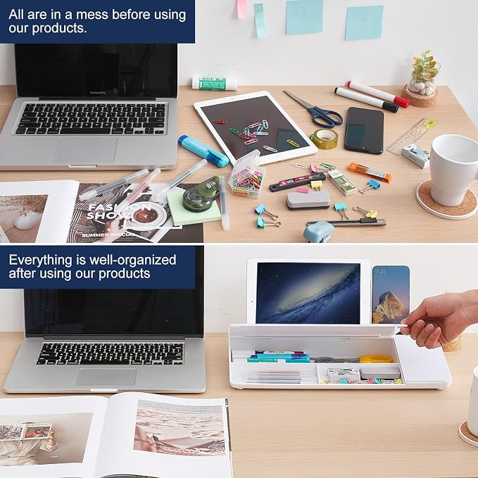 Small Glass Desktop Whiteboard Dry-Erase-Board - Image 3