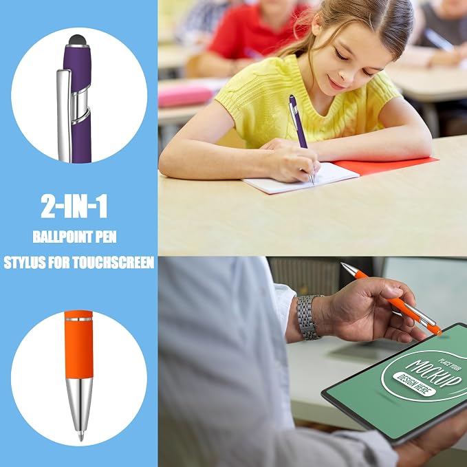 6 Pcs Blue Ink Ballpoint Pen - Image 4