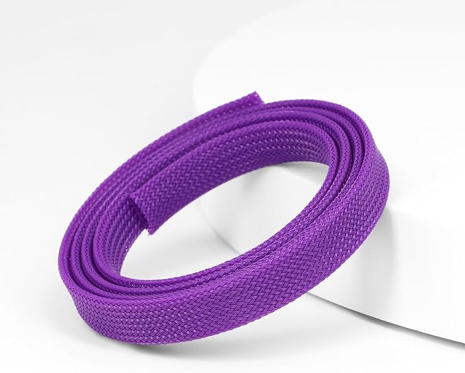 25ft PET Expandable Braided Cable Sleeve 1/6inch Pet Braided Cable Sleeve - Image 3