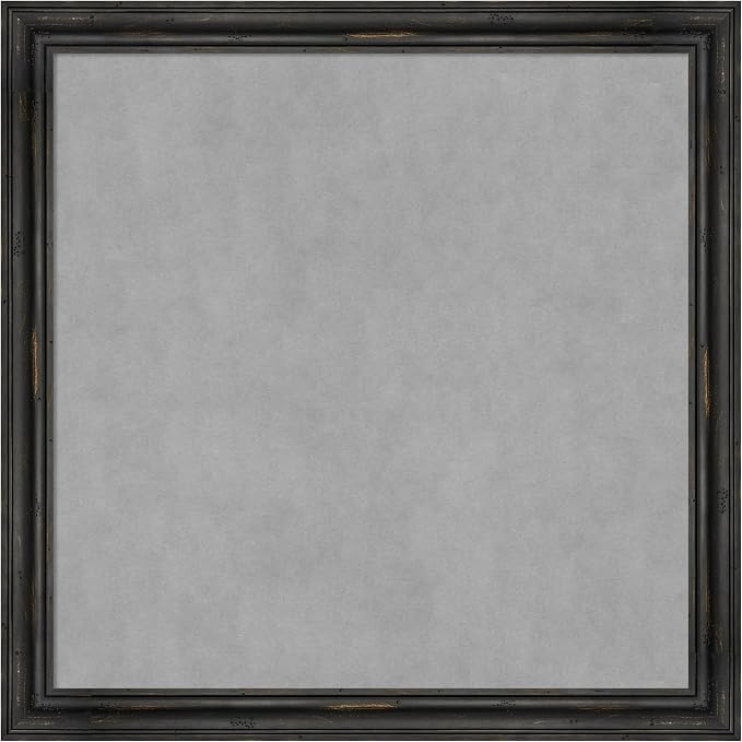 Amanti Art Black Framed Magnetic Board 27x27 Medium Vision Board by AmantiArt