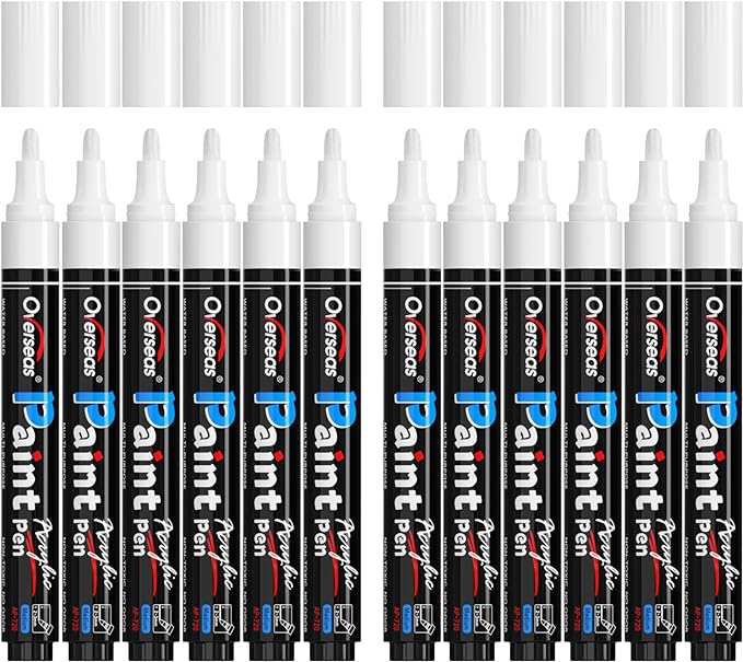 Overseas White Paint Pens by Overseas