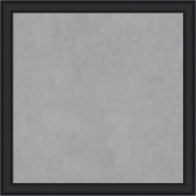Amanti Art Black Framed Magnetic Board 27x27 Medium Vision Board by AmantiArt